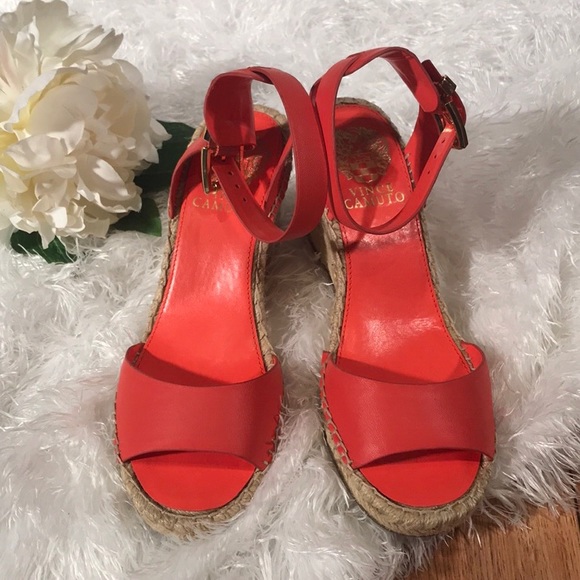 Vince Camuto Open Toe Espadrille Wedge Sandals - Picture 2 of 11